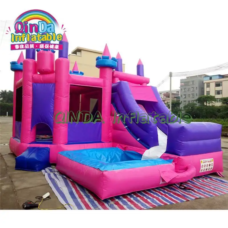 Hüpfburg für den Innen- oder Außenbereich, handelsübliche Hüpfburg, aufblasbarer Hüpfburg für den Außenbereich, Hüpfburg mit Pool