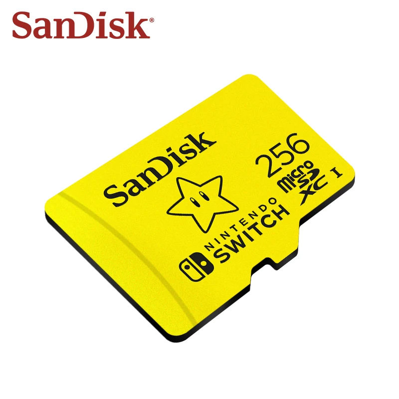 Imagem -04 - Sandisk-cartão de Memória Licenciado Nintendo Switch Cartão Microsdxc até 100 mb s tf Cartão Micro sd 64gb 128gb 256gb 512gb