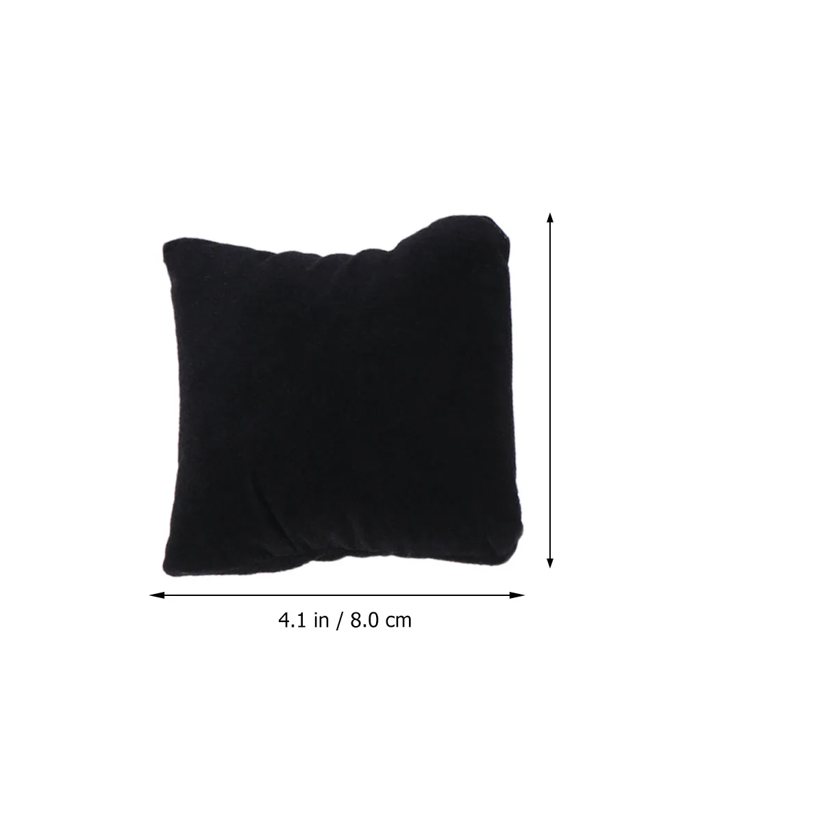 

5pcs Watch Display Pillow Black Durable Soft Jewelry Stand For Bracelet Bangle Chain Accessory Storage Organizer Holder Case Box