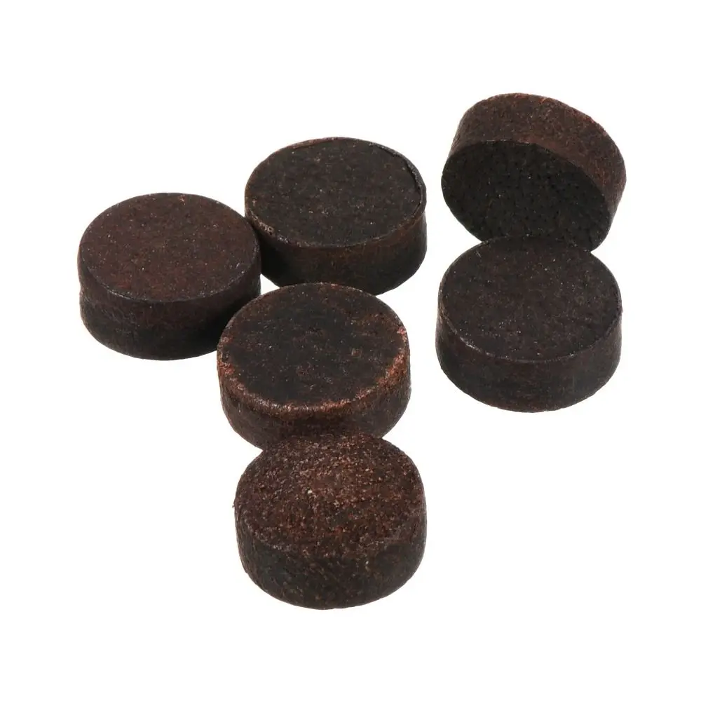 Cowhide Pool Cue Tips 9/10/11/12/13mm Anti-slip Billiard Cue Tips Wear Resistant High Elasticity Pool Cue Accessories