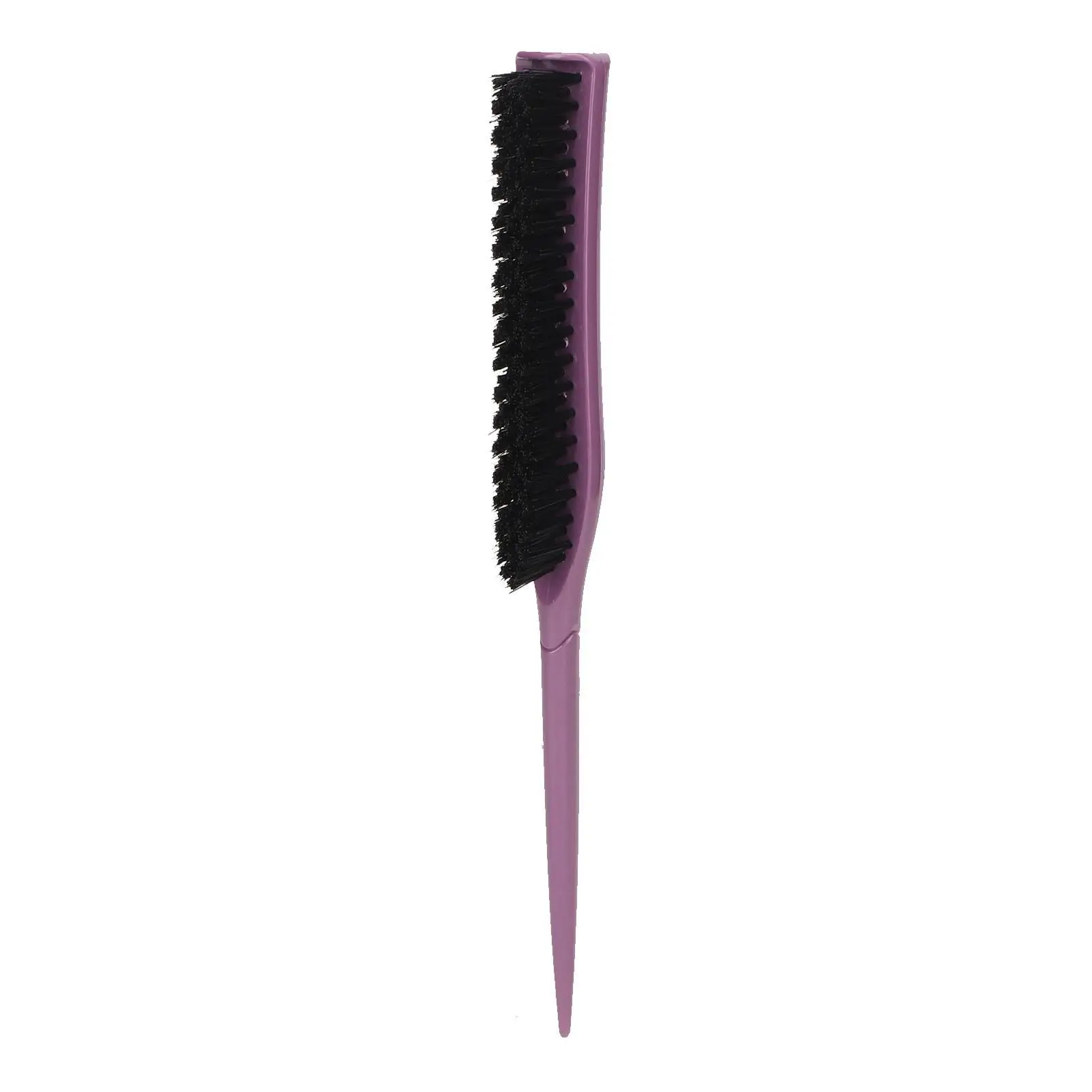 

Soft Purple Rat Tail Teasing Brush for women Hair Styling Tool for home Use