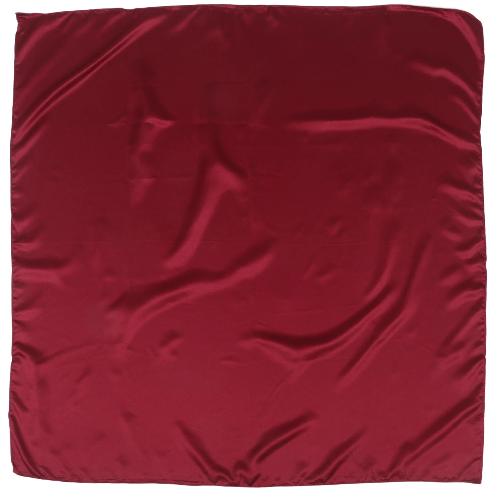 

Satin Square 180X180Cm Red Lightweight Ethnic Head Wrap For Women Versatile Neck Elegant Western Style Fashion Bandana