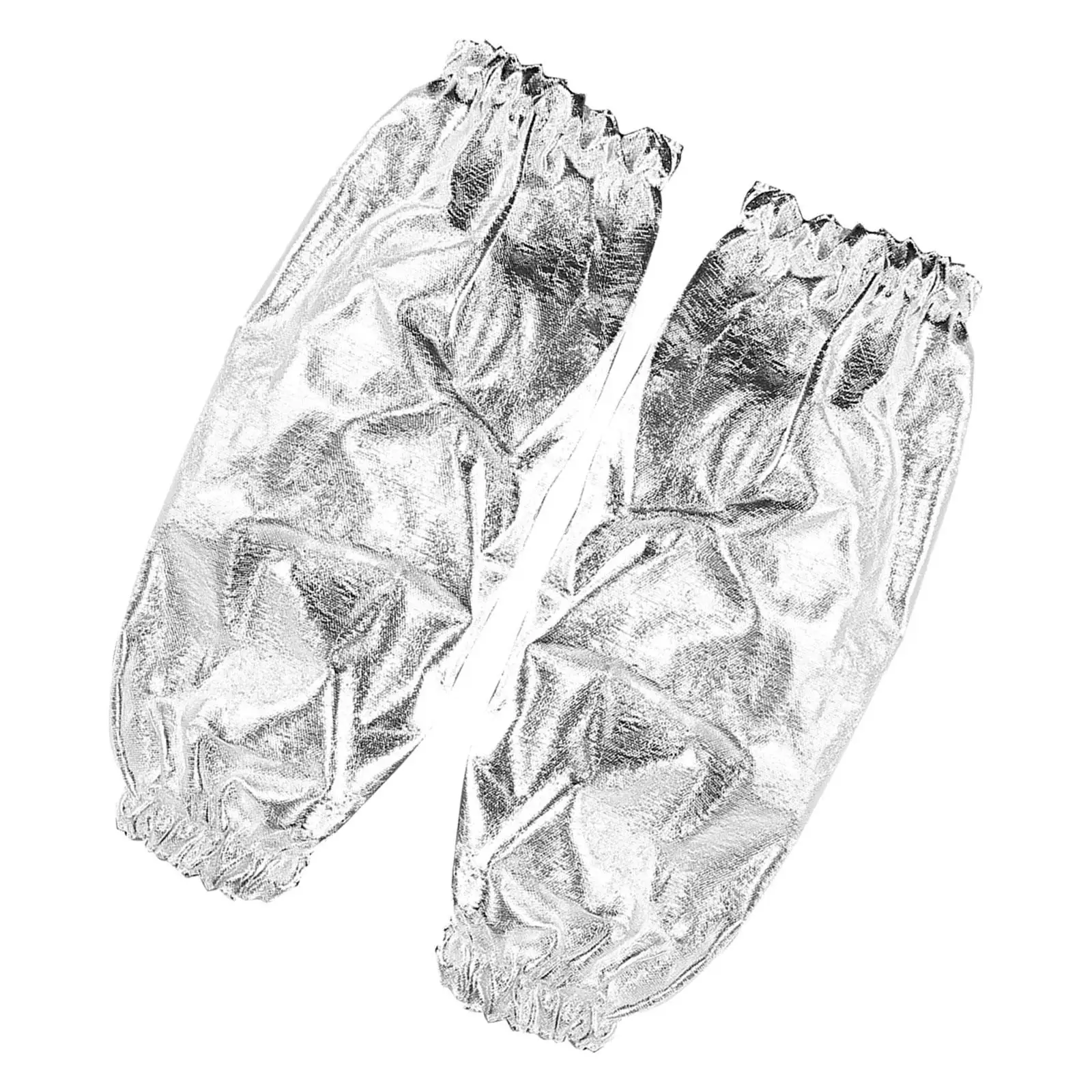 Heat Resistant Arm Sleeves Aluminum Foil Work Sleeves Arm Protection Flame Resistant Sleeves Welding Sleeves for Women Servers