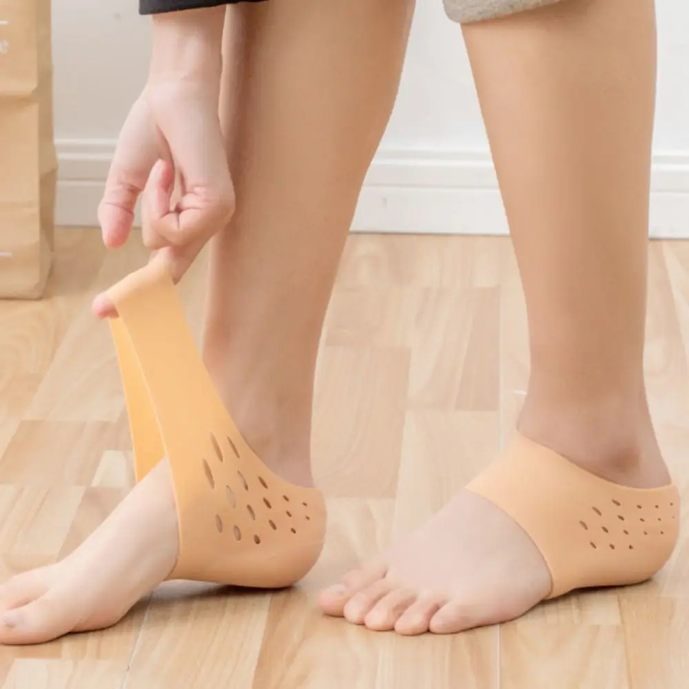 Casual Silicone Invisible Height Socks Invisible 2.0-4.0cm Lifting Increase Socks Heel Cushion Inner Height Insoles Women Men