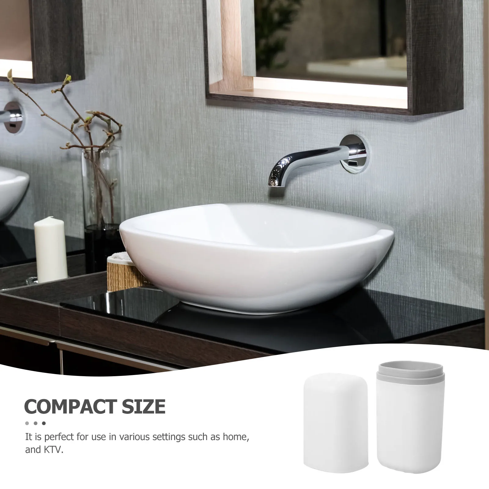 Toothbrush Holder Box for Travel Lightweight Compact Design Toothpaste Case Storage Toothbrush Storage Holder White Small