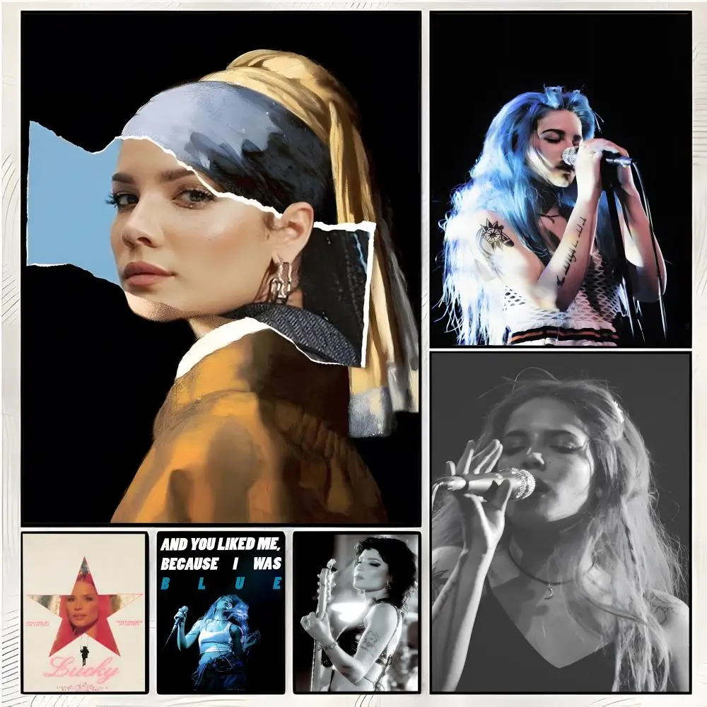 Singer Pop Halsey Poster Superior Home Space  Indoor Decorative Art & Home Decor