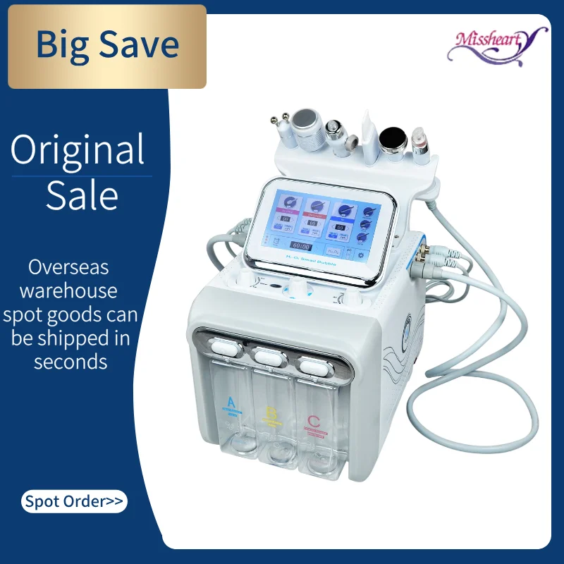 Missheart Professional Beauty Facial Machine Hydra Aqua ทําความสะอาดผิวอย่างล้ําลึกอุปกรณ์ (EU/UK/US Fast Shipping)