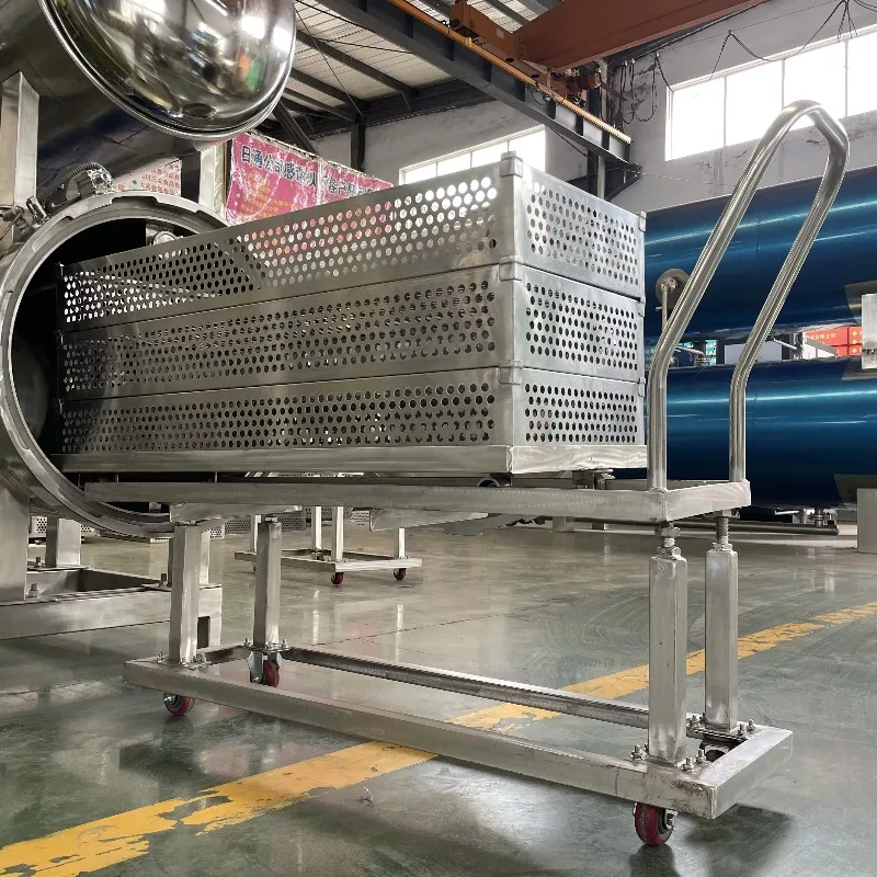 Customize Hot Sale Semi Automatic Autoclave Sterilizer Retort Machine Double Layer Electric Heating for Cans Flexible Package