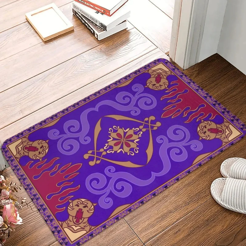 Aladdin Pattern Door Mat Non Slip Living Room Carpet Washable Bedroom Kitchen Hallway Home Decoration Sofa Table Area Rugs