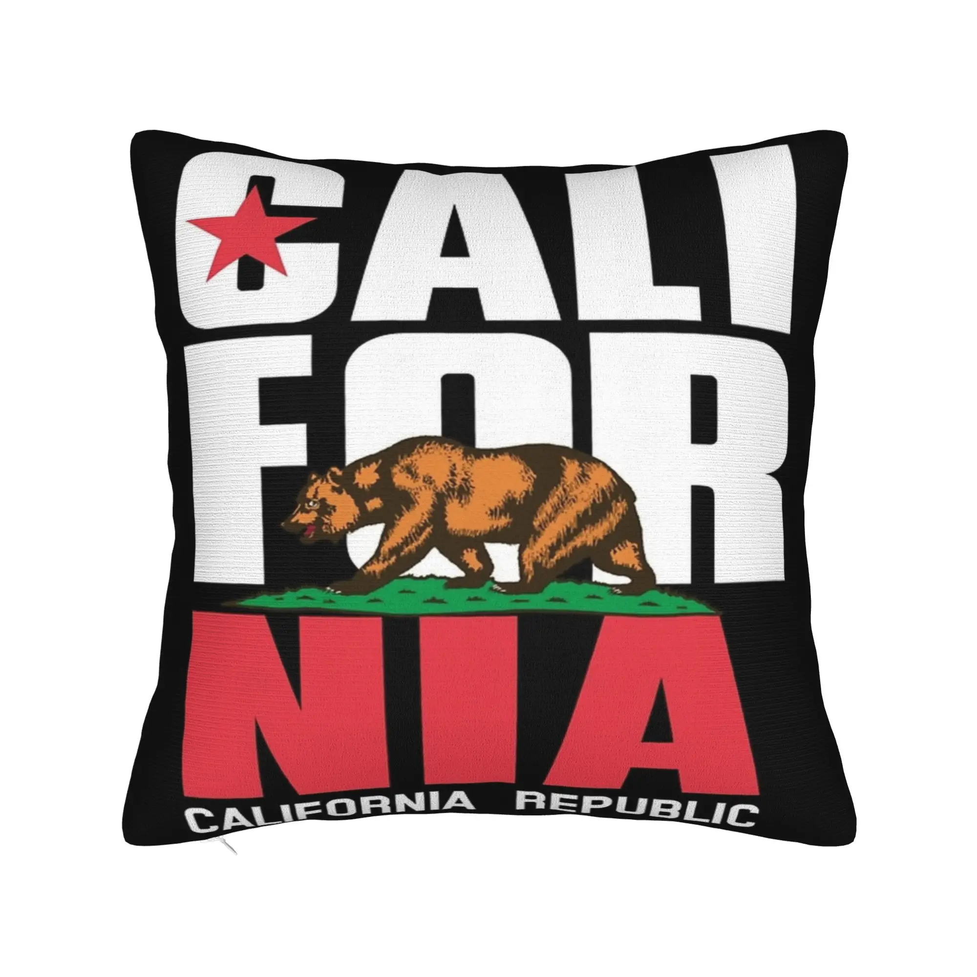 Decorative Pillow Covers Republic California Merch Seater  Pillow Case Cover Drop Shipping Multi Size