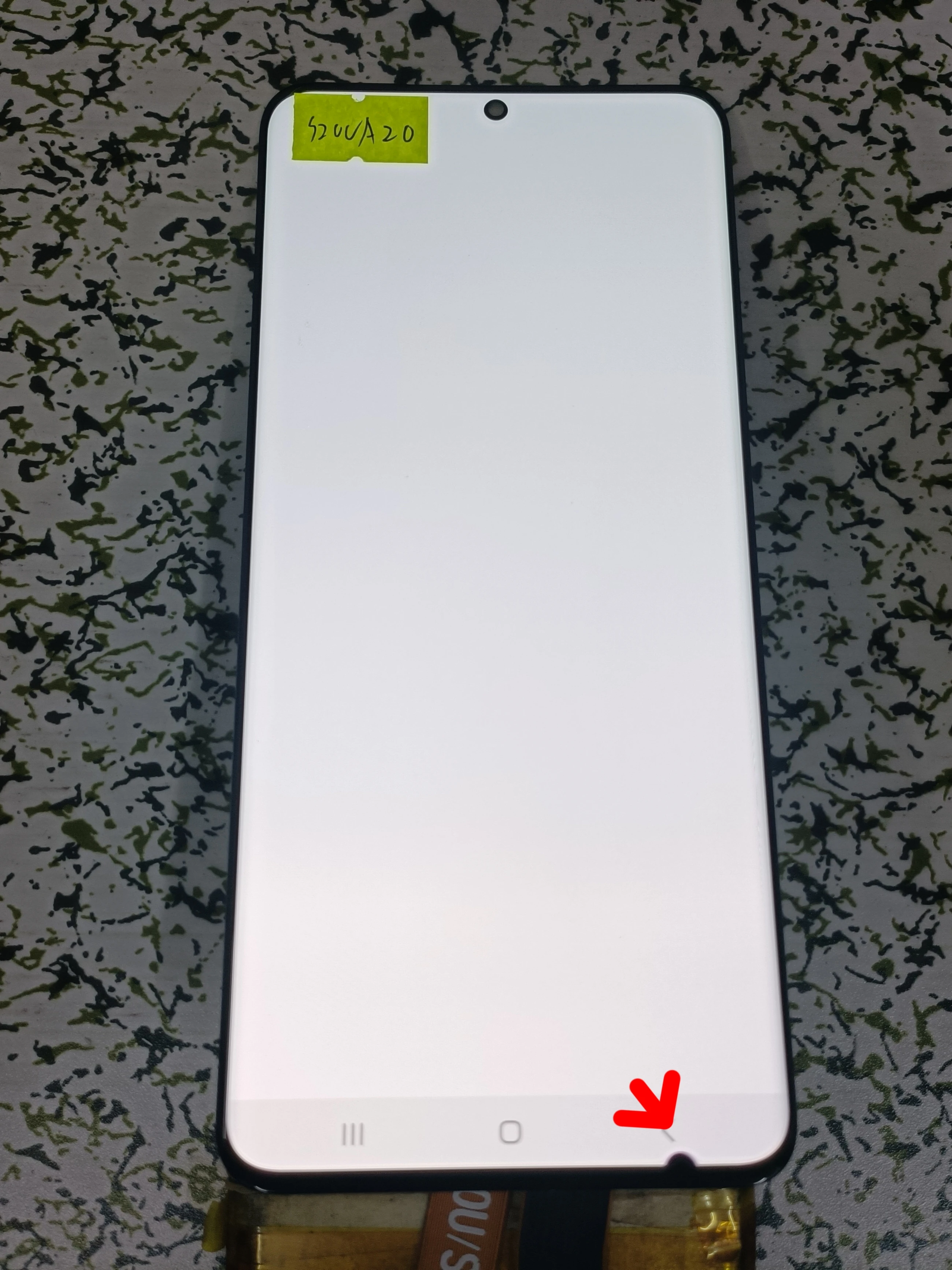 100% principle AMOLED material 6.9 inches, suitable for Samsung Galaxy S20 Ultra SM-G9880 G988F G988B G988D/S LCD display