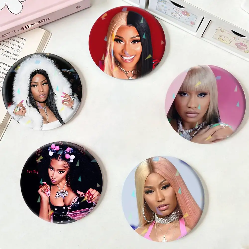 

N-Nicki minaj Badges Niche Design Brooch for Backpack Lapel Pins Creative Accessories