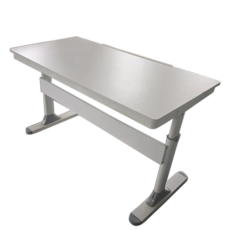 Manually adjustable height angle computer desk, office home desk