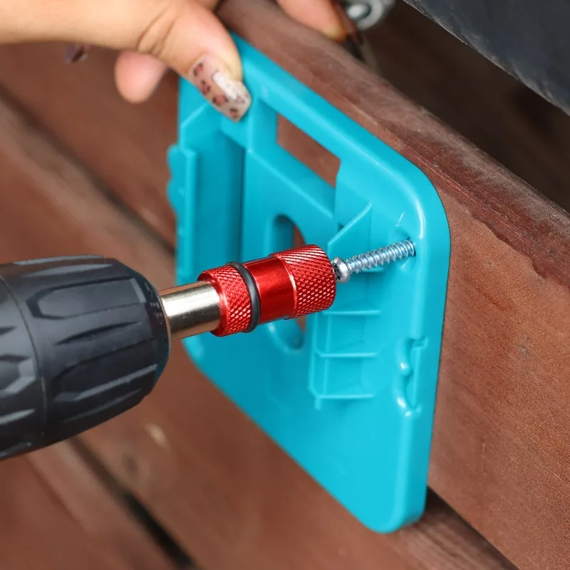 1/6x Hex Shank Magnetic Screwdriver Bit Holder Adjustable Screw Depth Extension Bar 1/4 Inch Power Drill DIY Tool Quick Release