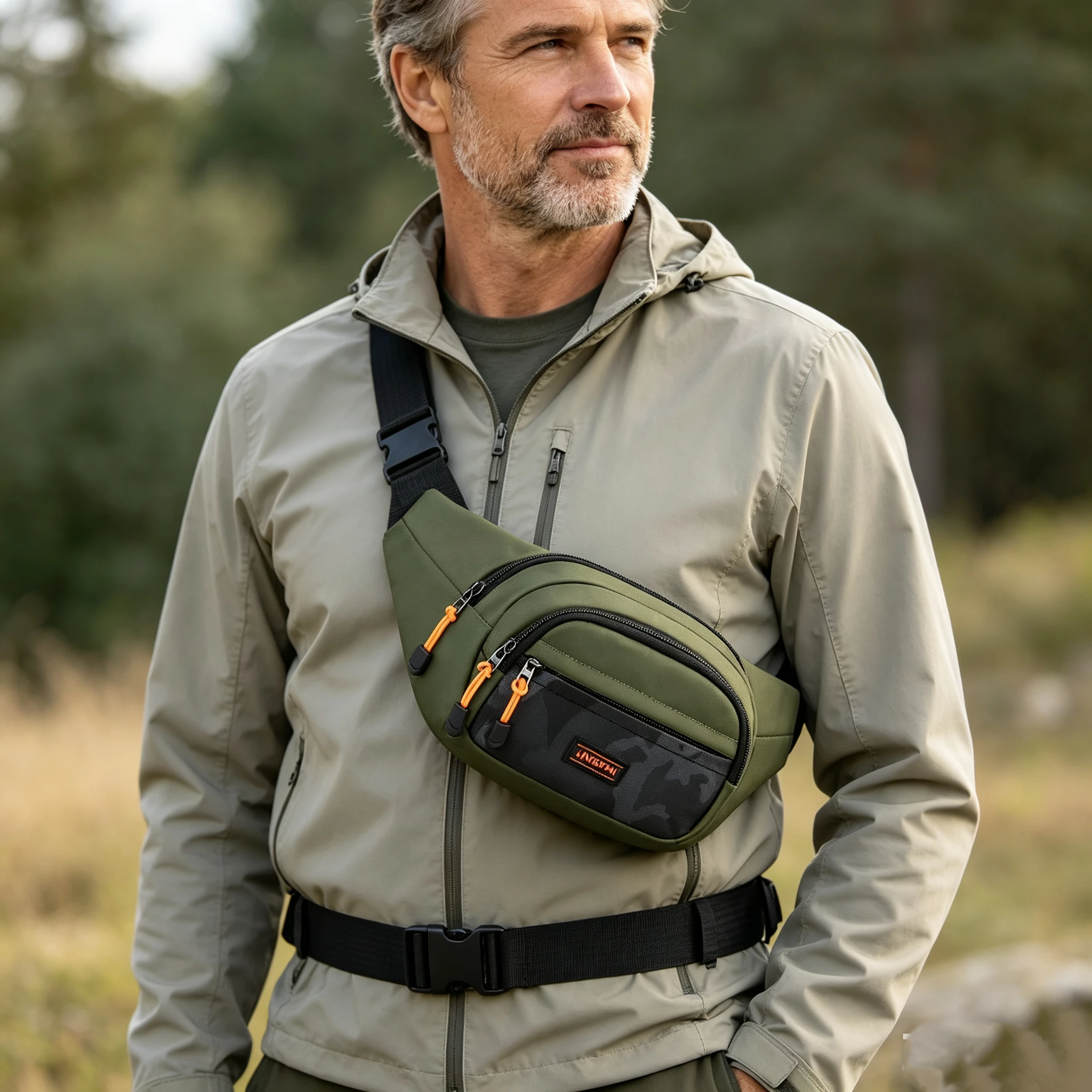 Mobile Waist Bag For Both Men And Women Multifunctional Large Capacity Anti Splash Business Wear-resistant Construction Site