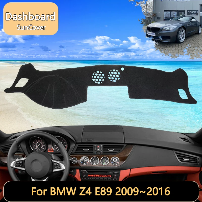 

For BMW Z4 E89 2009~2016 2010 2011 2012 2013 Car Dashboard Cover Mat SunShade Pads Interior Carpet Anti-Slip car accessories