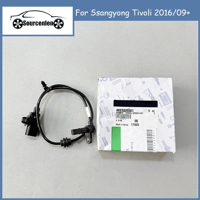 

Новый Оригинальный Передний Датчик Скорости Колеса ABS для Ssangyong Tivoli 2016/09+ 4893035000 4893035001 48930-35000