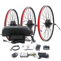 CSC electric bike Conversion Kit with 48V battery 26 27.5 29in 700C Wheel hub motor Rear cassette 48V 500W for electric bicycle