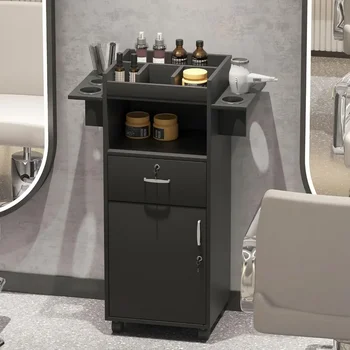 ヘアスタイリストサロン用トロリー,美容キャビネット,ステーション設備