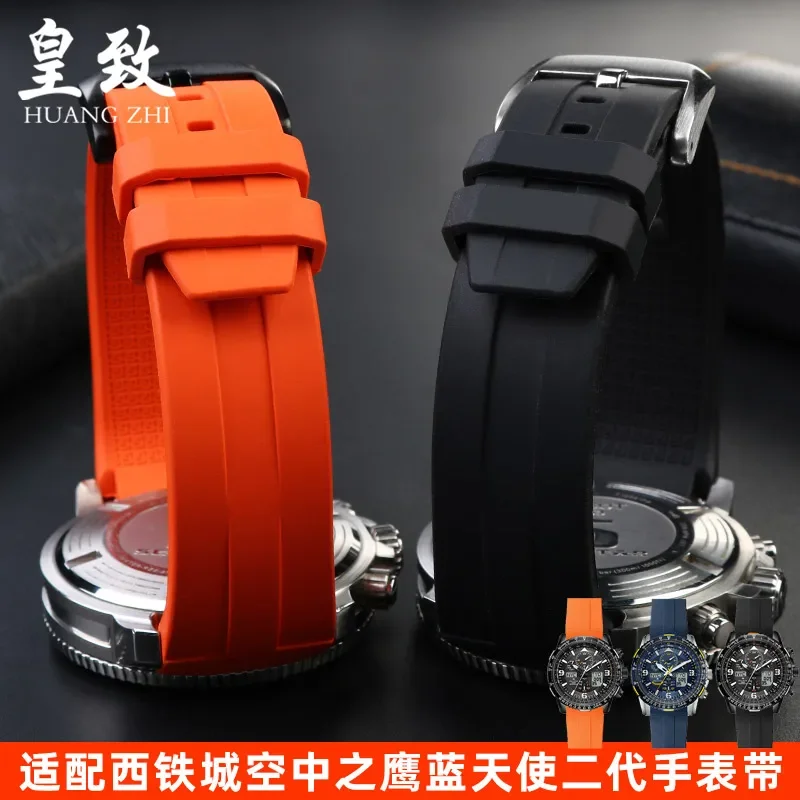 

Для Citizen City резиновый ремешок для часов Air Eagle Blue Angel второго поколения Jy8078 8075 8101 ремешок для часов 22 мм