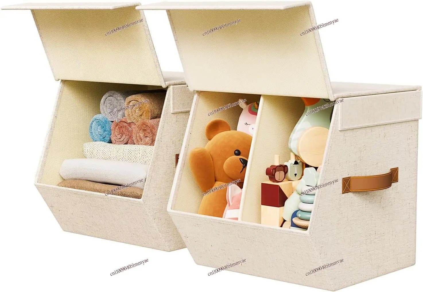 

Cross-border Amazon Popular Children's Toy Storage Box with Magnetic Buckle Folding Box Storage Basket Storage Box with Lid