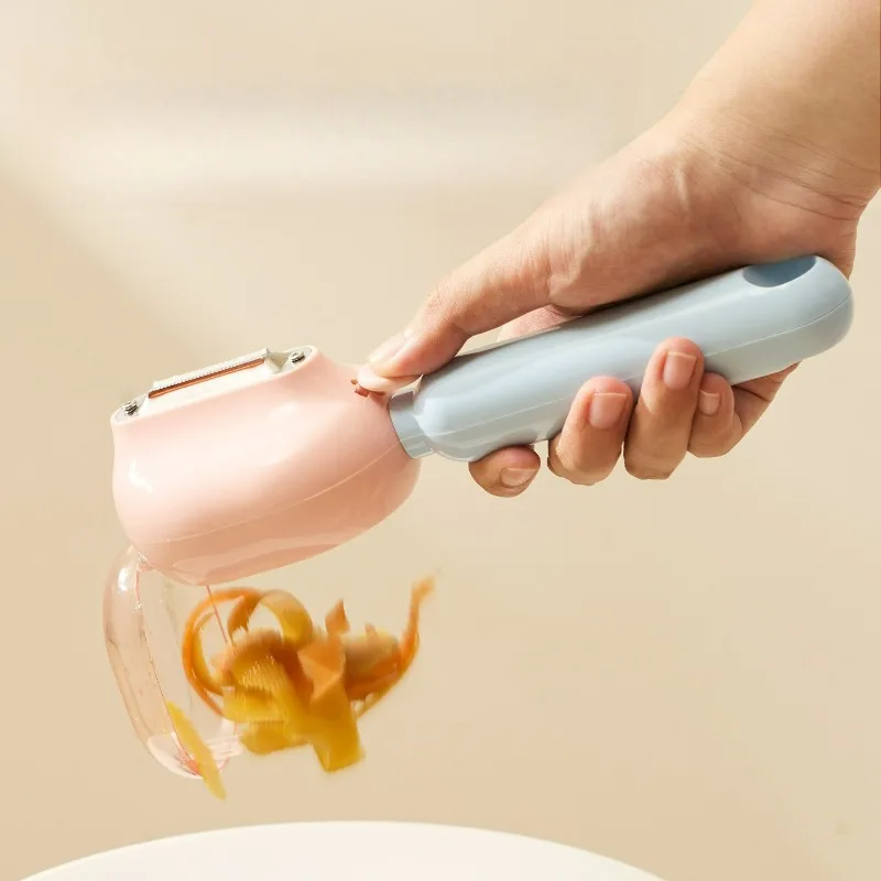 Multifunctional Paring Knife Visual Storage Kitchen Household Apples and Fruits with Their Own Storage Compartment Peeler