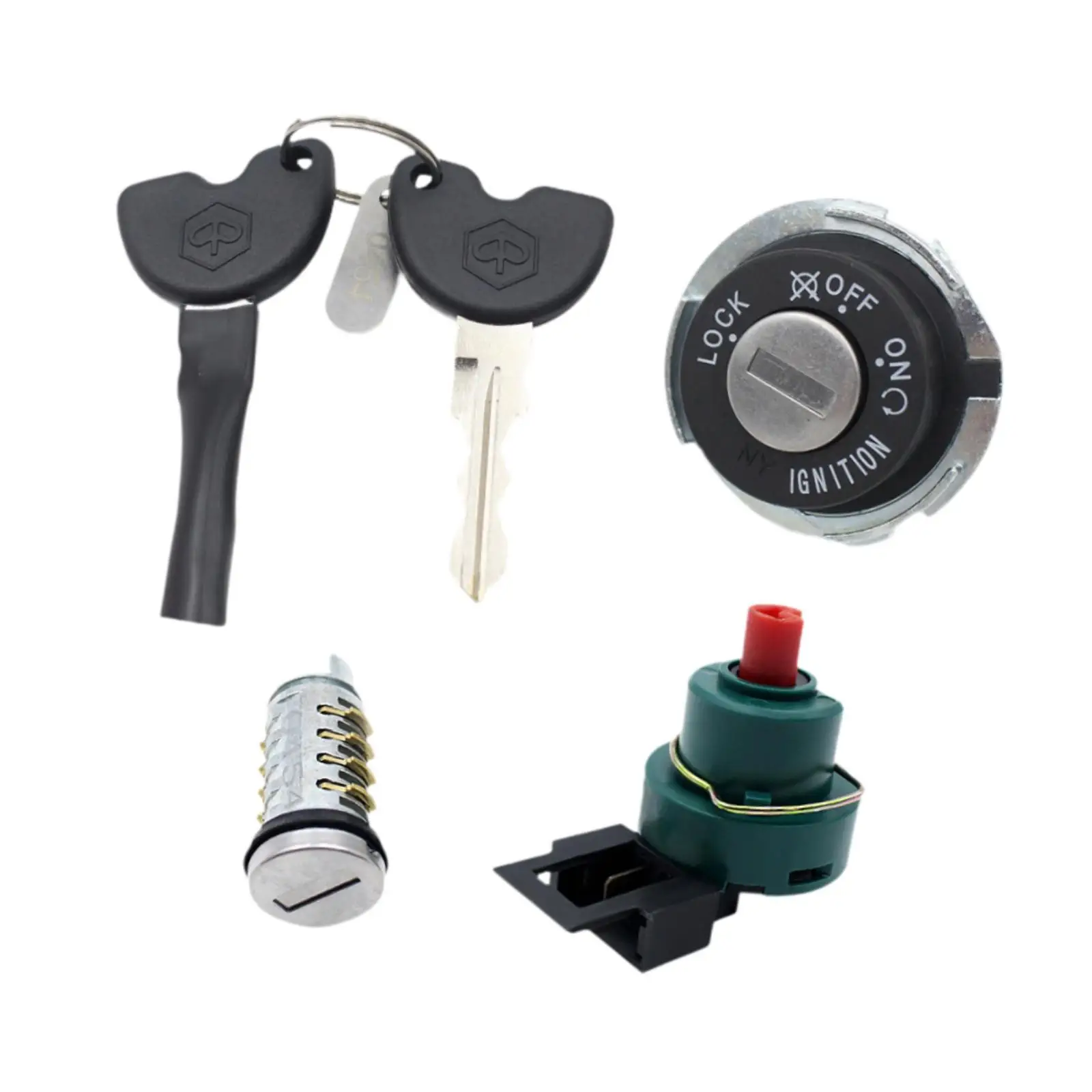 

Замена замка зажигания, профессиональная насадка, простая установка, сменные аксессуары с ключами для Vespa ET4 50cc