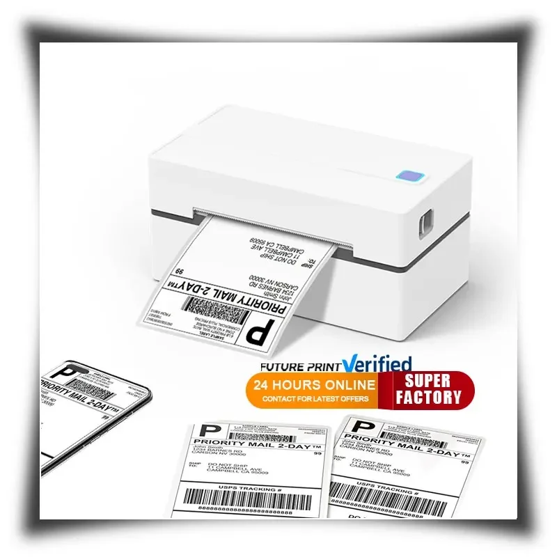 Thermal Label Printer Bluetooth Shipping Sticker Machine