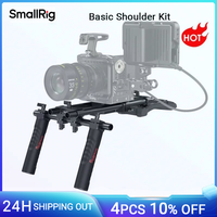 SmallRig Universal Basic Camera Shoulder Mount Kit for DSLR Mirrorless Camera Accessories Rig with 1/4”-20 Threaded Holes -2896B