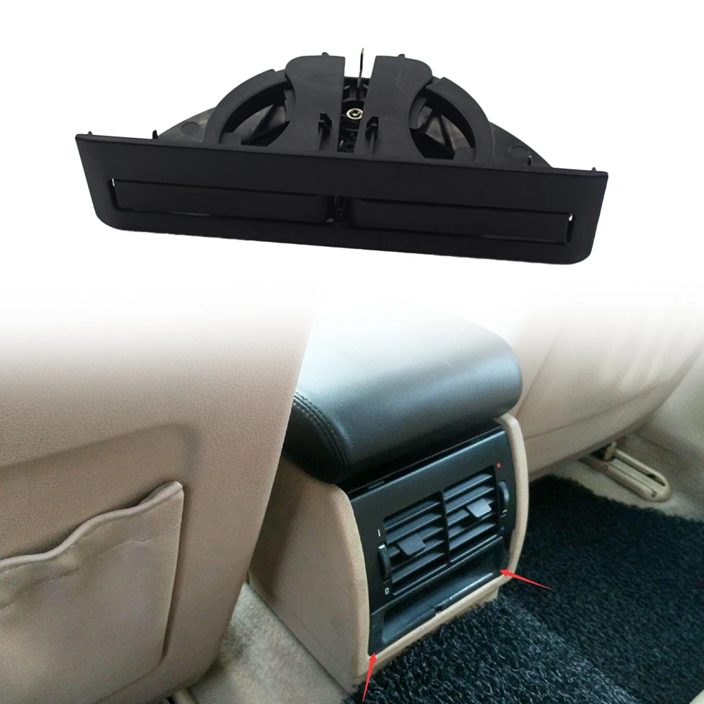 Front Black Console Cup Holder For BMW E39 525i 528i 530i 540i M5 525 530 1997-2003 Removable Dual Drink Holder Insert