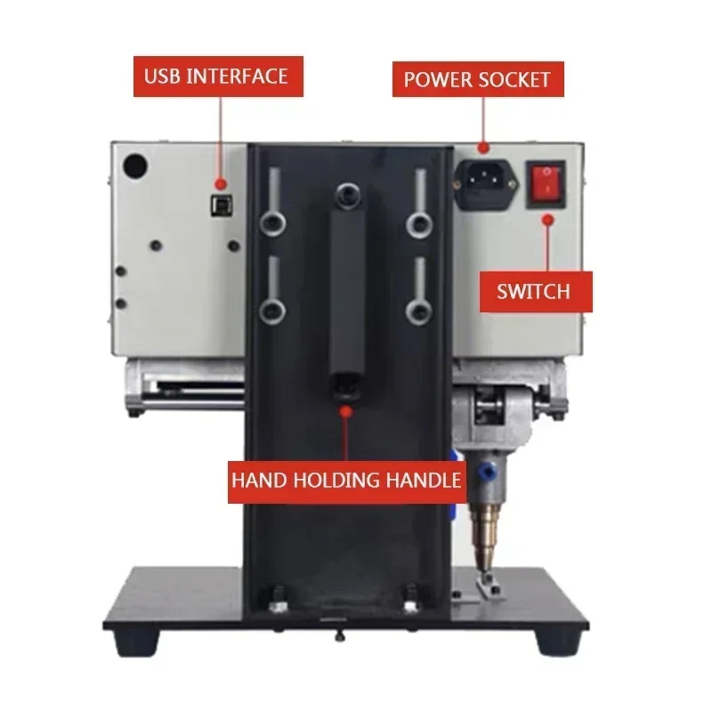 

Excellent Selected Laser Pneumatic Electric Marking Machine Metal Nameplate Engraving Machine Stainless Steel Parts Desktop Smal