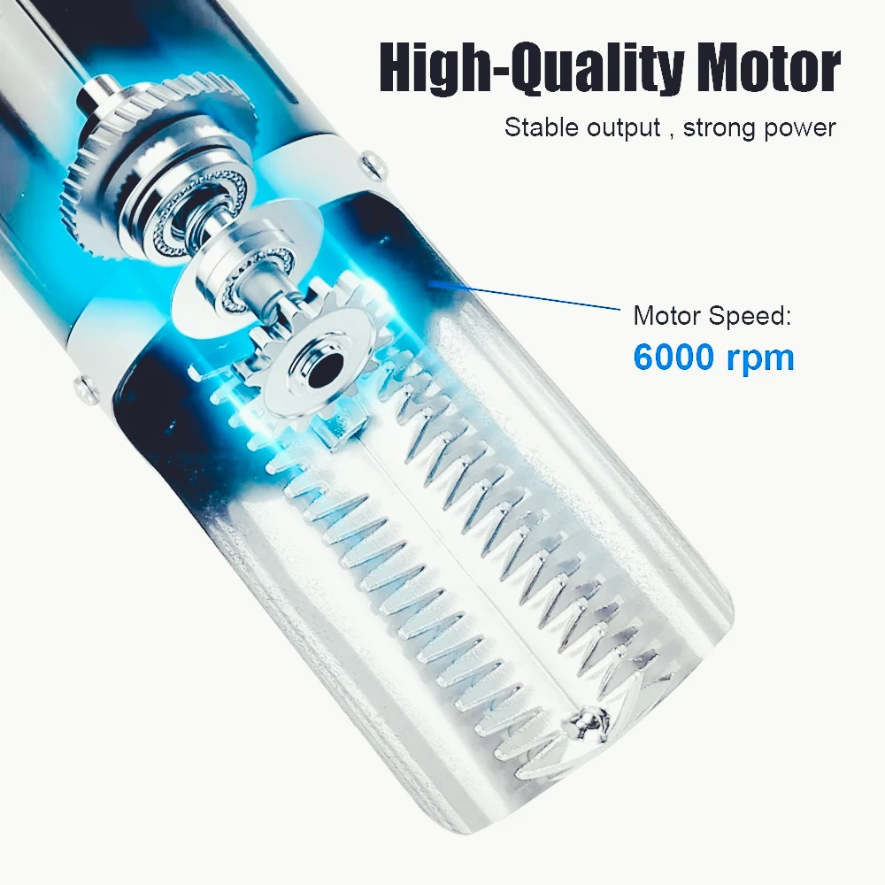 EU Standard Cordless Fish Scale Remover, 4 Sided Blade Electric Fish Scaling Machine for Various Fish