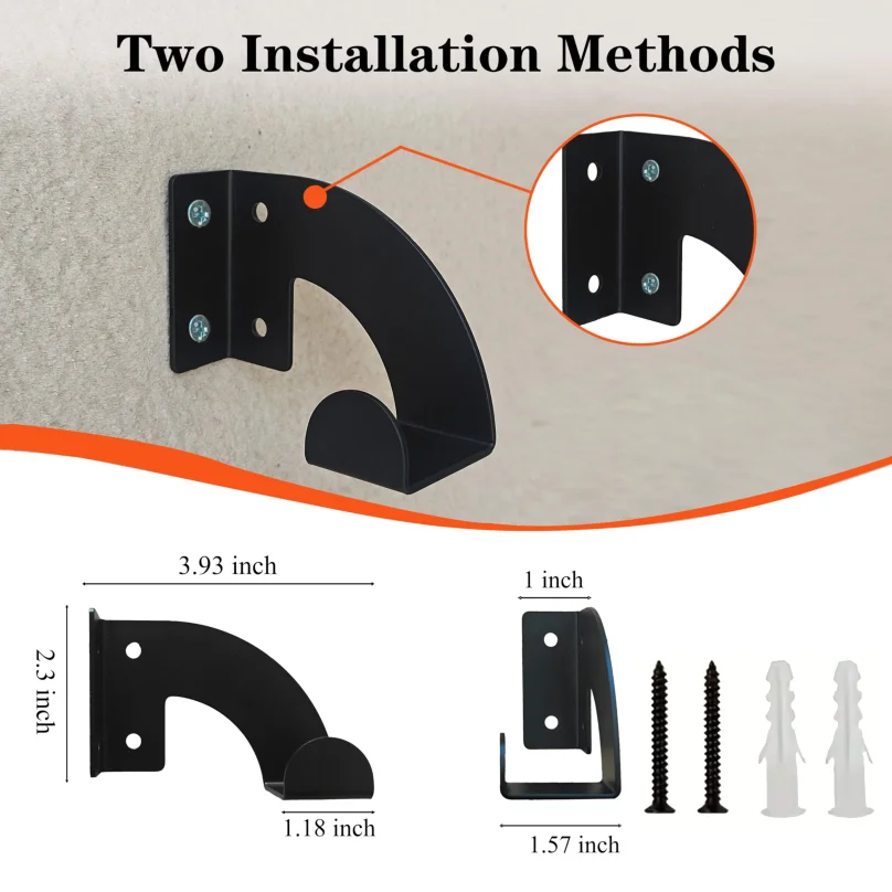 1/2 Tool Racks, Chainsaw Wall-Mounted Hanger, Heavy-Duty Chainsaw Hanger, Metal Rack Tool Storage, for Workshop, GarageUse