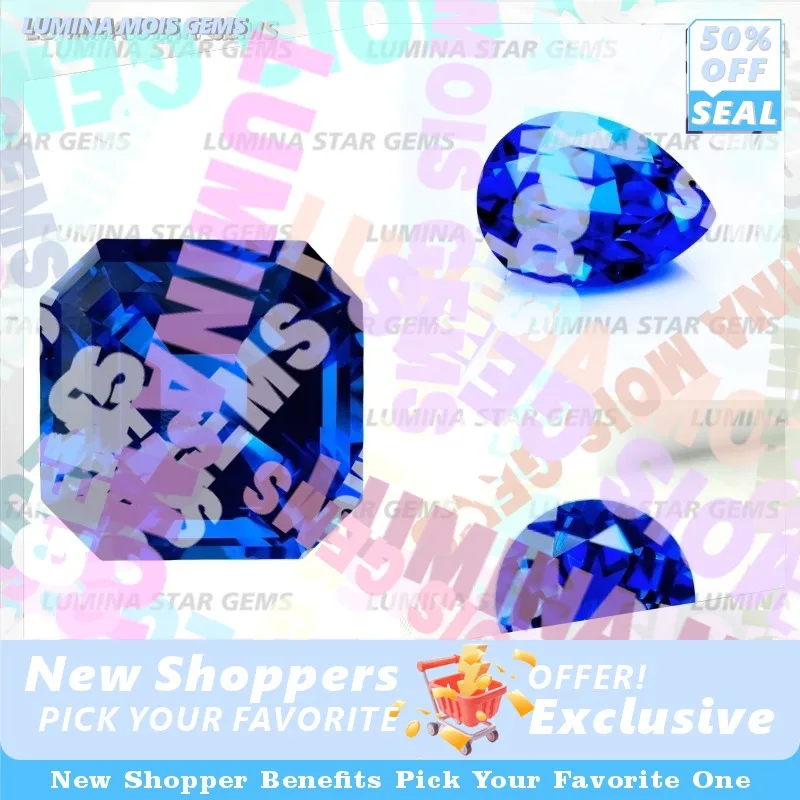 

Lab Grown Cobalt Spinel Charms Bead for Diy Jewelry Making
