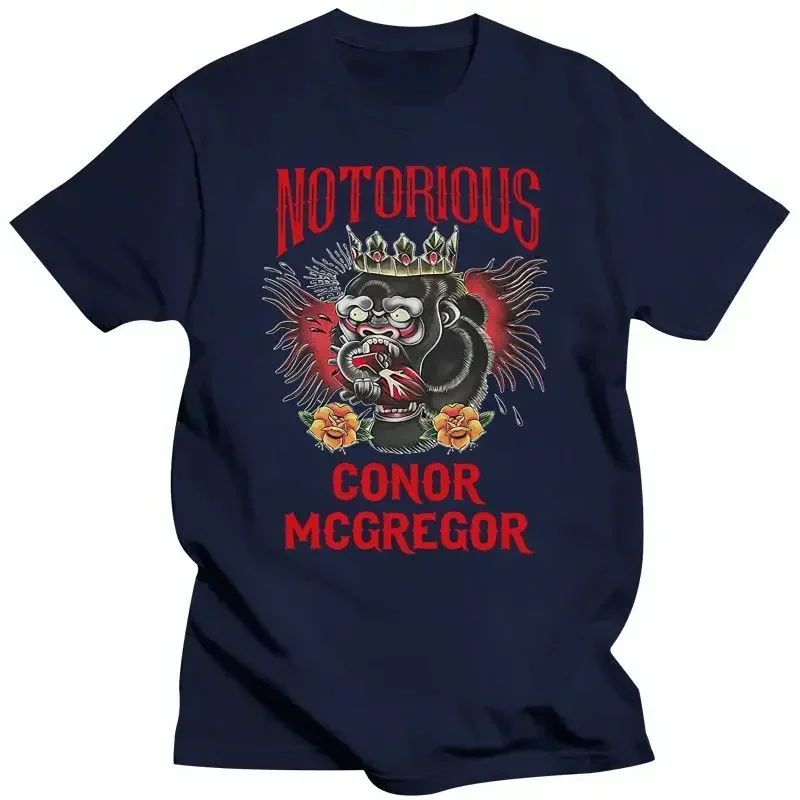 Mens Clothing Fight TeeConor McGregor Tattoo Black T-Shirt For Men Graphic T-Shirt