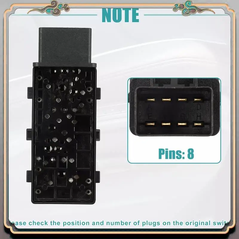 

Reliable-Front Right Side Car Power Seat Switch Fit For Camaro 3.6L V6 A/T 2010-2015