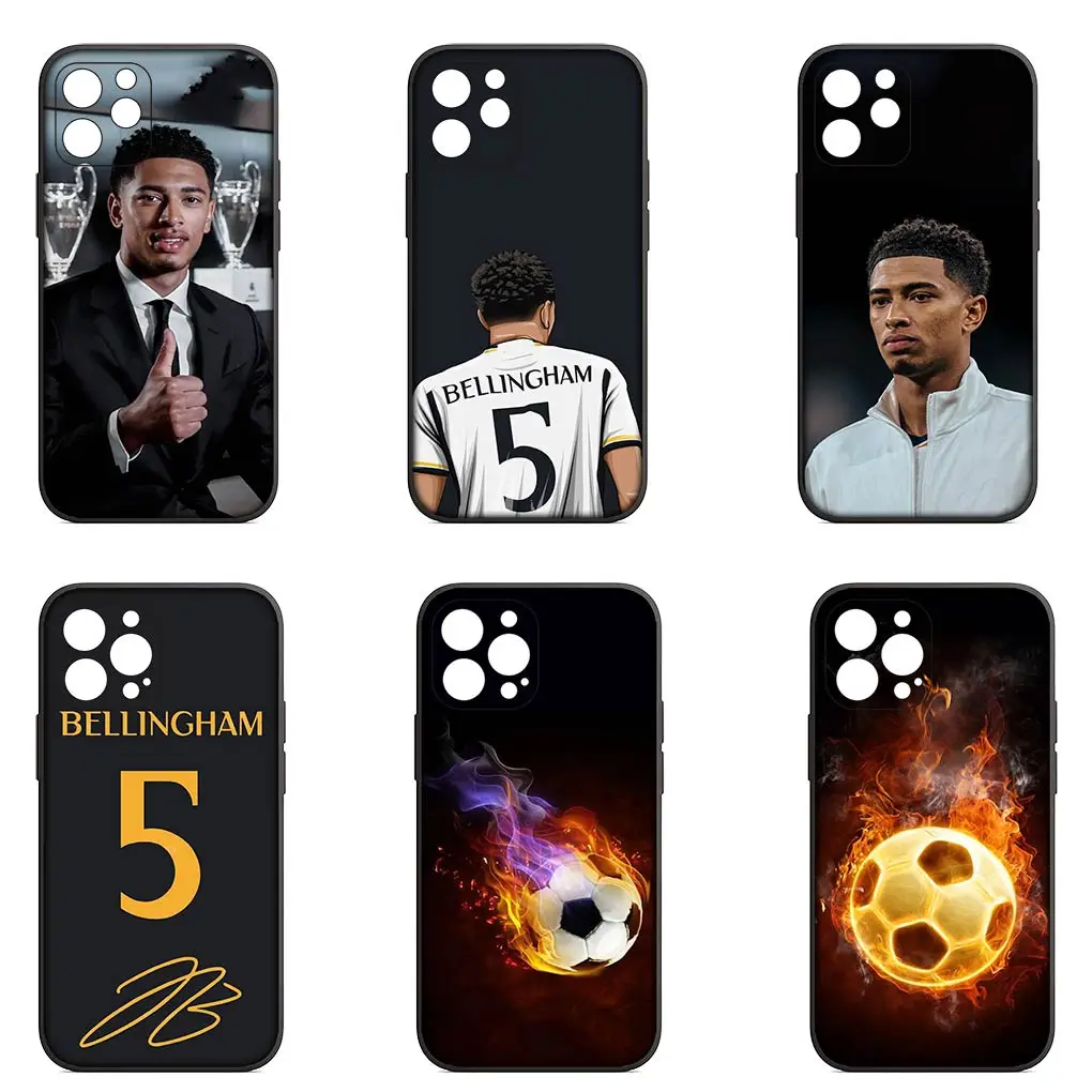 Soccer NO 5 Football No5 Cover Phone Case for Apple iPhone 16 11 Pro XS Max X XR 7 8 6S Plus + SE 2022 16+ Flexible Coque