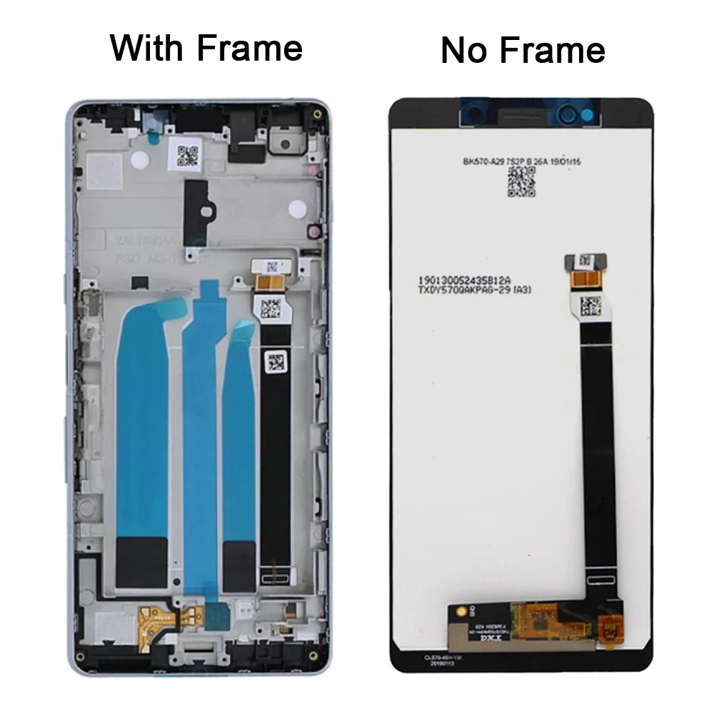 Imagem -03 - Lcd Original para Sony Xperia l3 Display Lcd Withframe Digitador da Tela de Toque para Sony L3312 I4312 I4332 I3322 Lcd 5.7