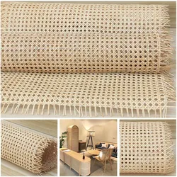 Natural Rattan Octagonal Decoration Cane Webbing Real Indonesia Rattan Wall Decor Furniture Repair Material 40 45 50 60CM 1metre