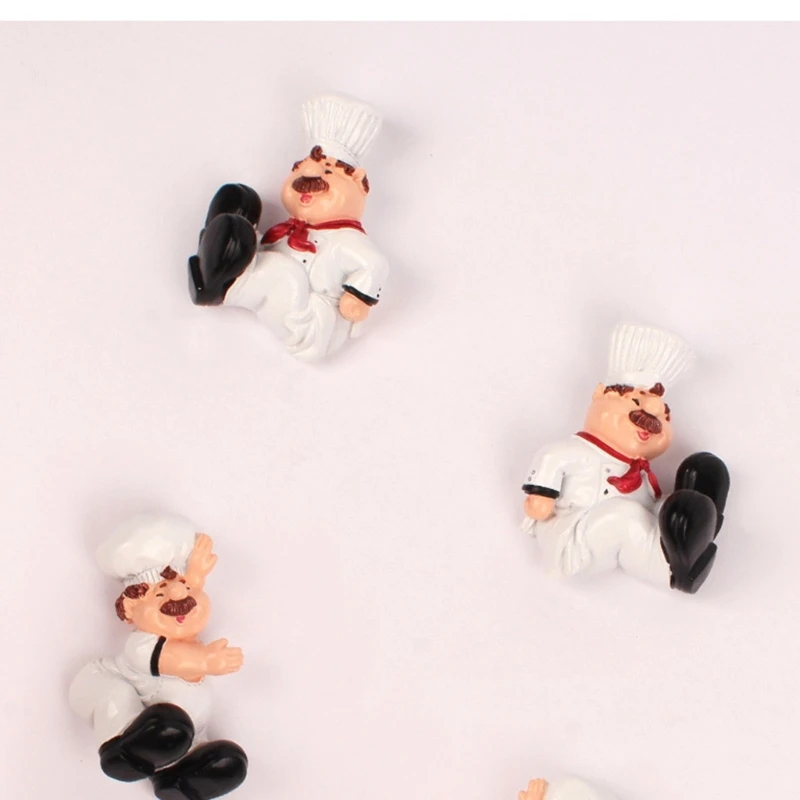 Cartoon Chef Pot Lid Holder Kitchen Cutting Board Pan Cover Utensil Holder Self-Adhesive Pot Lid Storage