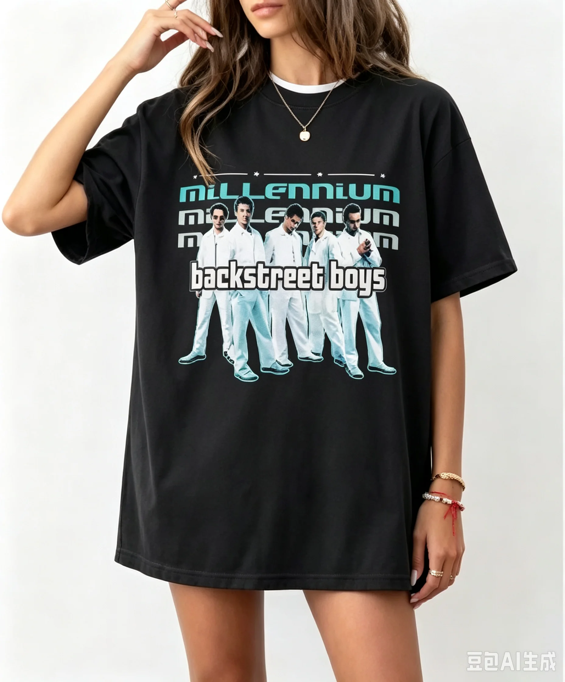 Backstreet Boys Millennium Tour Music Vintage T-shirt Men Women Hipster Popular Tops Summer Fashion Streetwear Unisex Tees Gift