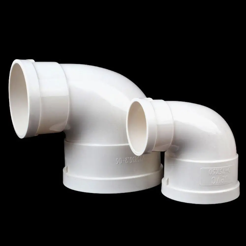 New PVC Pipe Reducing Elbow 2 Way White 90 Degree Elbow Pipe Fitting Reducing Joint Furniture Garden Support Structure