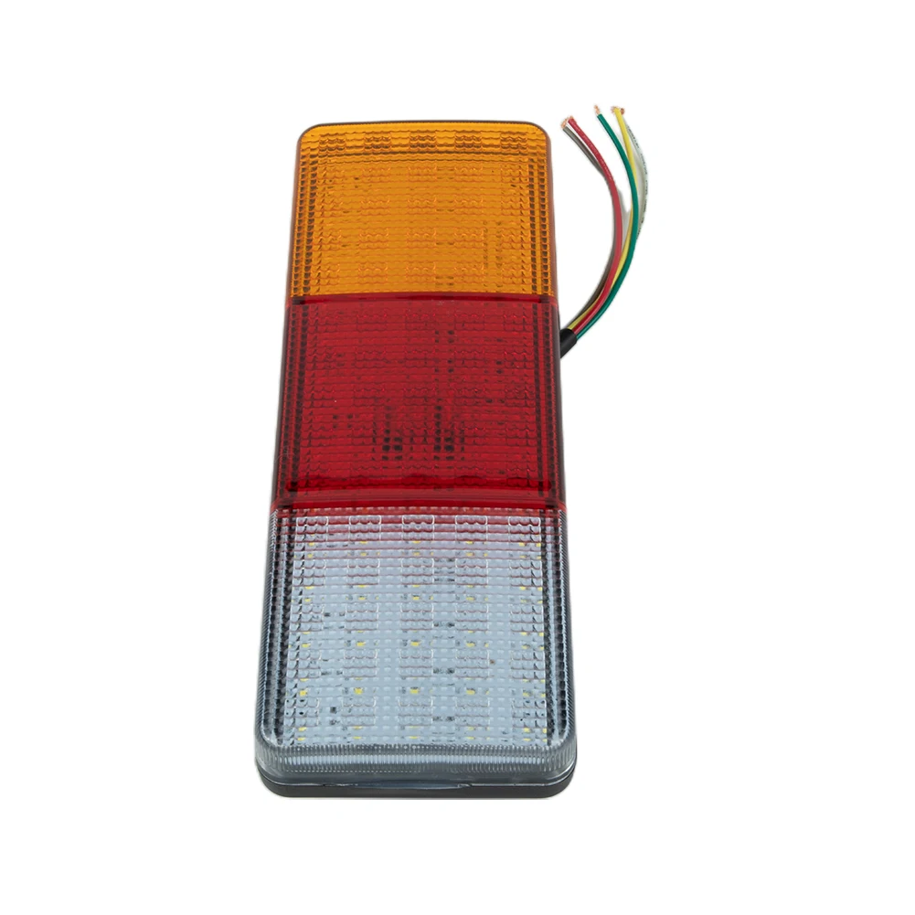 Rear 12V DC Rectangle Removable 75LED Super Bright Tail Light For Caravan Indicator Trailer Useful Accessories