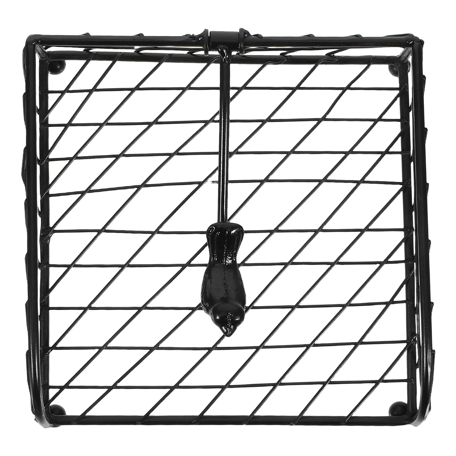 

Napkin Holder Desktop Iron Farmhouse Tissue Dispenser Stylish Kitchen Paper Towel Storage Rack for Dining Table Party Picnic Use