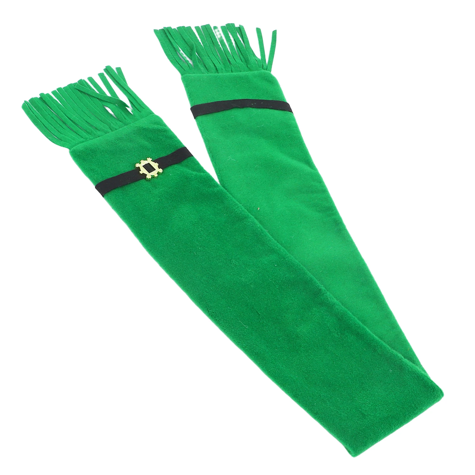 

Irish Themed Green Non-woven Irish Themed Clothing Scraf Warm Decorative Party Accessory Women Men St Patrick Day Shawl