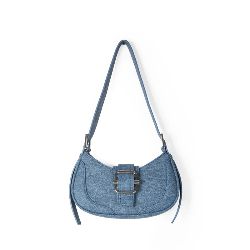 

New Fashion Female Shoulder Bag Solid Color Women Versatile Light Advanced Texture Underarm Bag