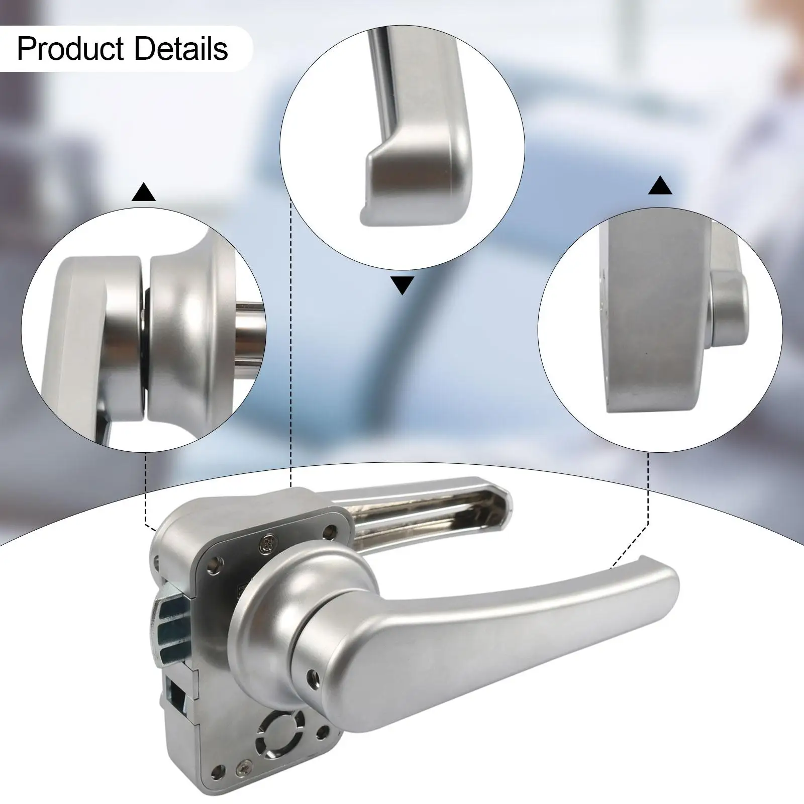 Niveau de serrure de porte de toilette RV, quincaillerie de meubles, Installation facile, serrure de porte de salle de bains, bouton de poignée de salle de bains pour voyage