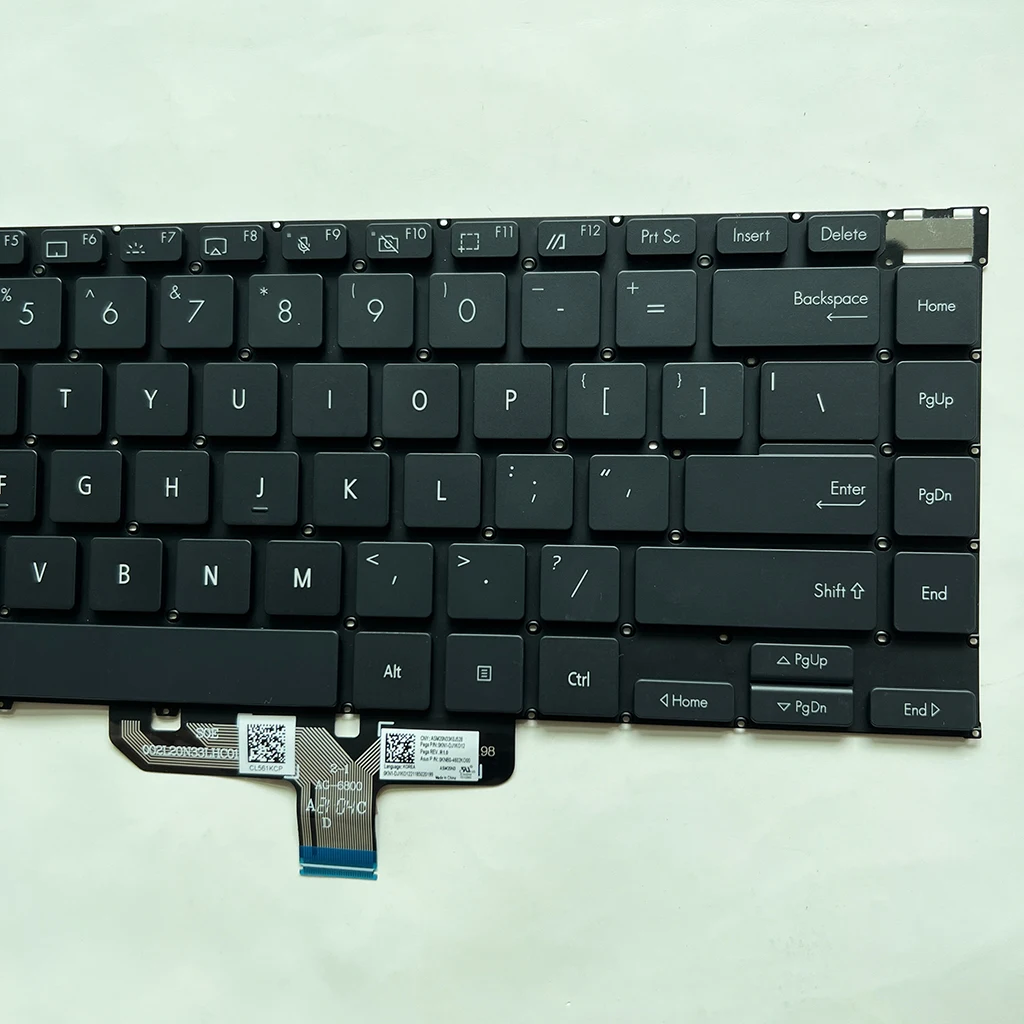 Imagem -05 - Teclado Retroiluminado Latino para Asus Zenbook Ux5400e Ux5400ea Ux5400eg Ux5401 Ux5401eaj Ux5401e Ux5401za Ux5401zas sp