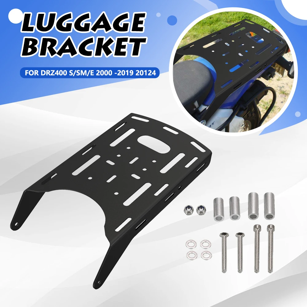 

FOR SUZUKI DRZ400 S/SM/E 2000-2023 2024 DRZ400S DRZ400SE DRZ400E Motorcycle Rear Luggage Rack Cargo Rack Support Shelf Holder