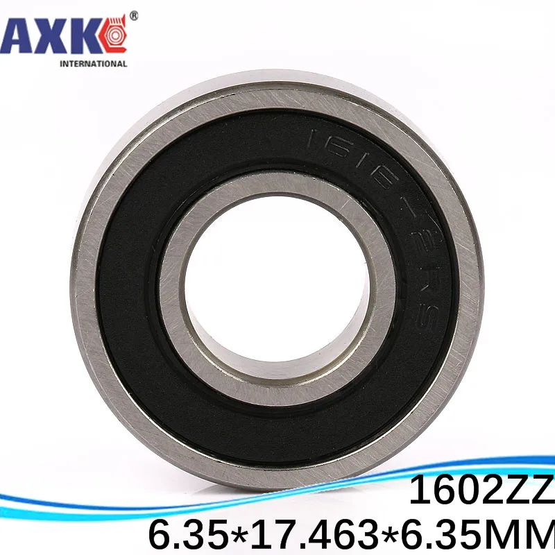 

High Quality 1602ZZ bearing 1/4" x 11/16" x1/4" inch 6.35 x17.462 x 6.35mm miniature inch shielded ball bearing